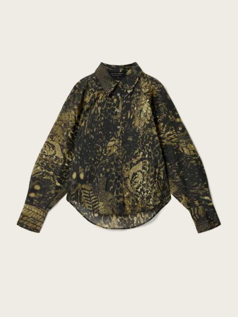 ALLSAINTS CORY RELAXED FIT PRINTED SHIRT