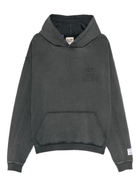GALLERY DEPT. logo-embossed hoodie