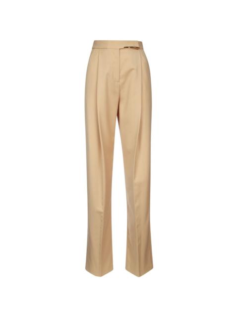 ELISABETTA FRANCHI logo-plaque trousers