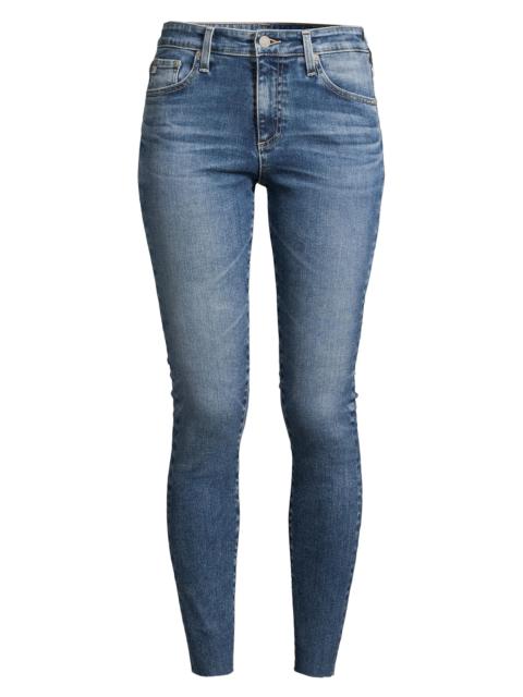 AG Jeans Women's Farrah High-Rise Stretch Skinny Ankle Jeans - 12 Years Fluid