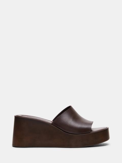STEVE MADDEN LEORA BROWN LEATHER