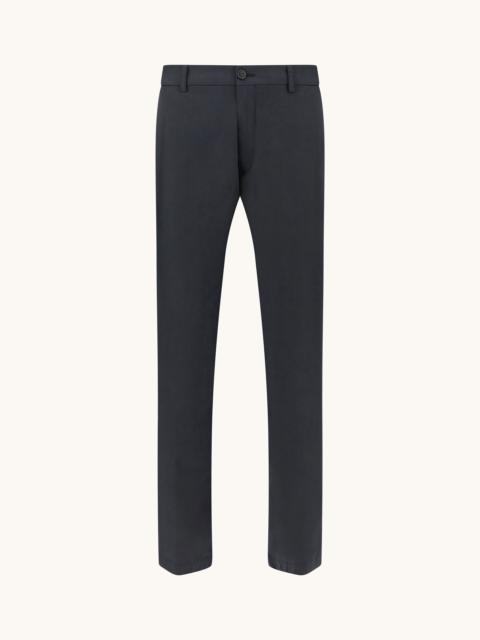 Paul & Shark WIDE‑LEG TROUSERS IN STRETCH COTTON WITH PLEATS