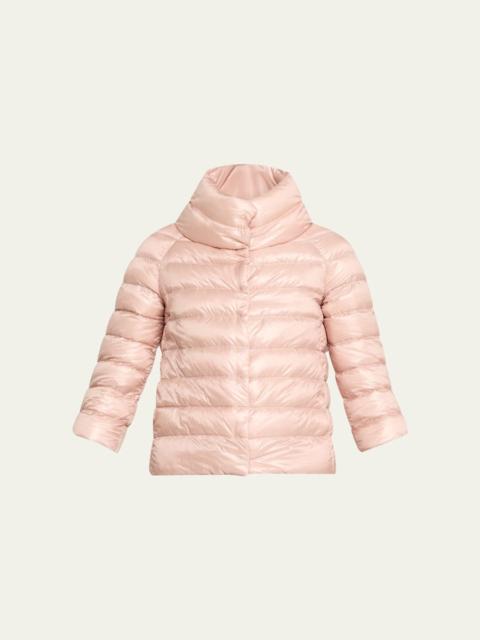 Herno Iconico Piumino Sofia Water-Resistant Nylon Ultralight Puffer Jacket
