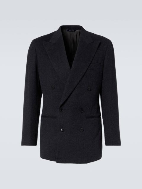 SAMAN AMEL Camel hair blazer
