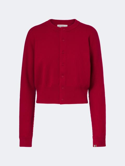 extreme cashmere N°257 Blouson cashmere-blend cardigan