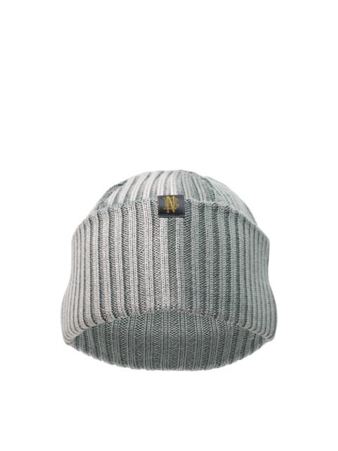Comme des Garçons Homme Wool Worsted Rib Bleach Treated Beanie