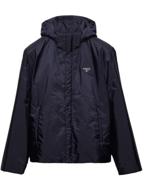 Prada logo-plaque jacket