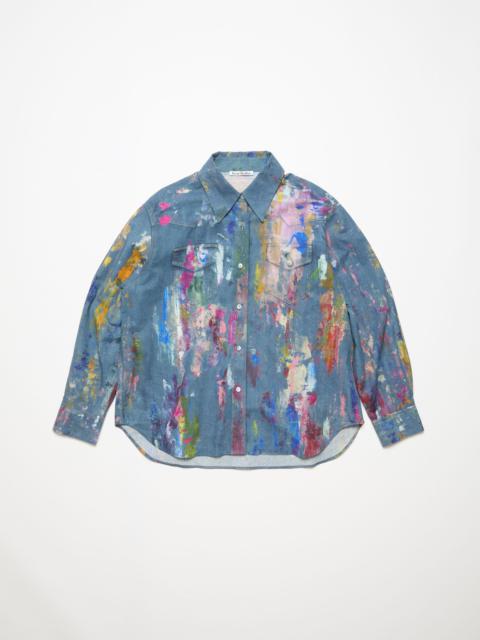 Acne Studios Button-up shirt - Blue/multi