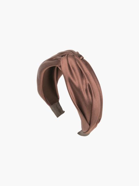 Twist Headband in Silk Satin