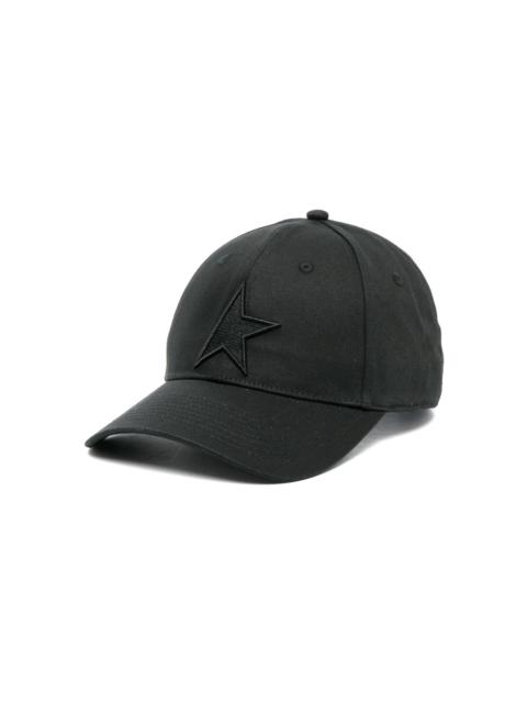 Golden Goose logo-patch cotton baseball cap