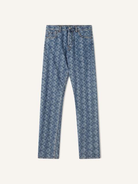Lanvin LUNAR YEAR JACQUARD DENIM PANTS