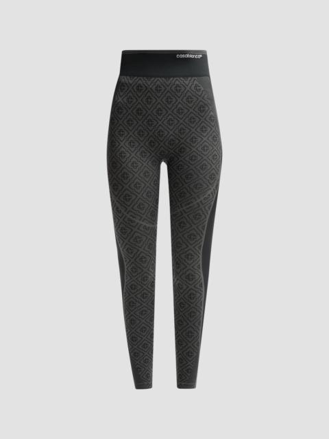 CASABLANCA Women's Seamless Monogram Leggings - Grey
