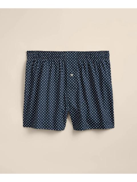 Brooks Brothers Slim Fit Cotton Broadcloth Dot Boxers