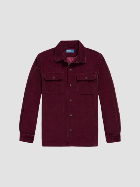 Polo Ralph Lauren Men's Classic-Fit Corduroy Camp Shirt - Classic Wine