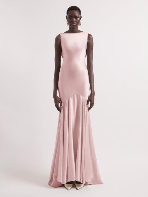 NINA RICCI Pink Mermaid Dress With Open Back