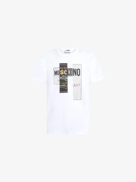 Moschino PRINTED COTTON JERSEY T-SHIRT
