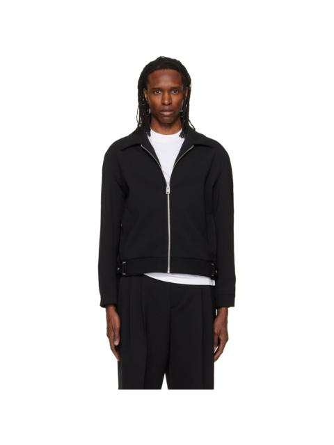 HUGO Black Modern-Fit Performance-Stretch Canvas Jacket