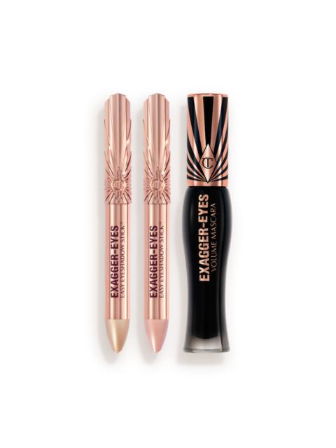 Charlotte Tilbury Exagger-Eyes Easy Eyeshadow & Mascara Trio Eye Kit