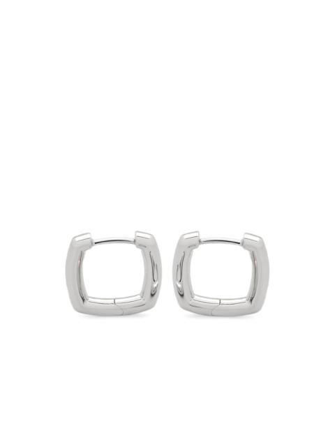 TOM WOOD square-shape hoop earrings