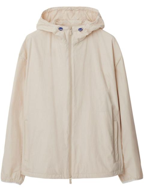 Burberry Equestrian Knight-motif hooded jacket