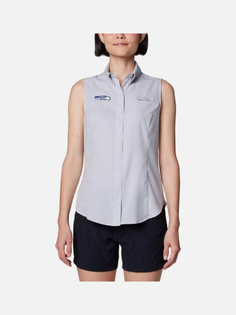 Columbia Women's PFG Tamiami Sleeveless Shirt - Seattle Seahawks