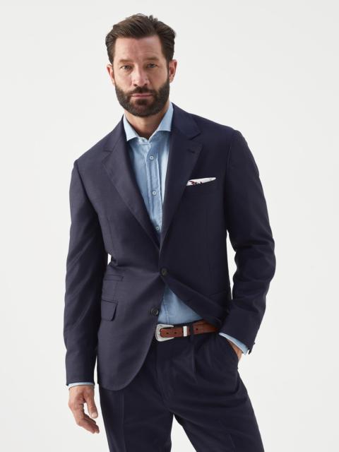 Virgin wool Prince of Wales blazer