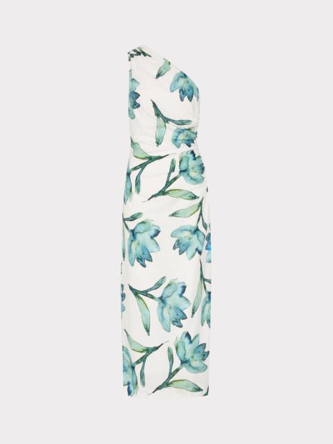 MILLY Leah Printed Midi Dress