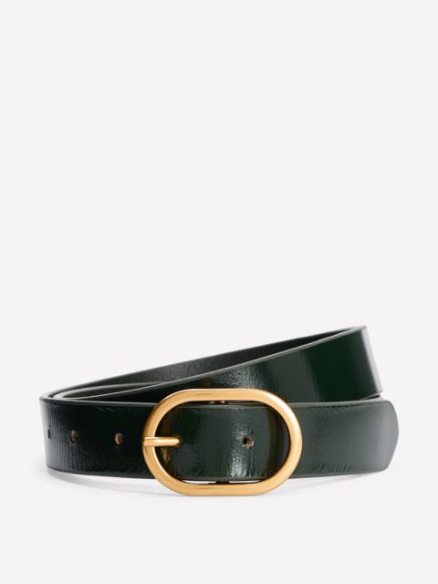 BODEN Classic Leather Belt-Green