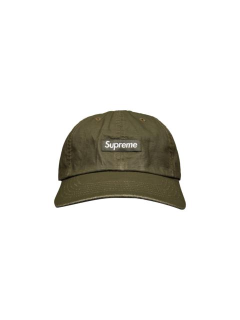 Supreme Small Box Coated Linen 6-Panel 'Olive'