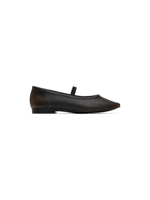 RECTO Brown Katharina Ballerina Flats