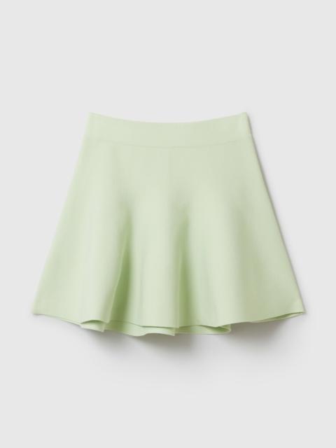 Stella McCartney Compact Knit Peplum Mini Skirt