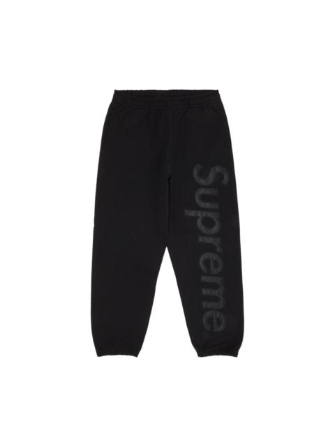 Supreme Supreme Satin Appliqu� Sweatpant 'Black'