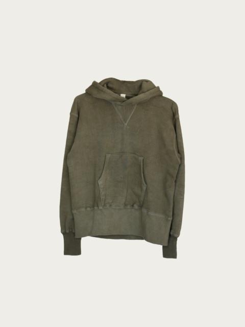 TAIGA TAKAHASHI Lot.606 Hooded Sweatshirt - Logwood Dyed Gray