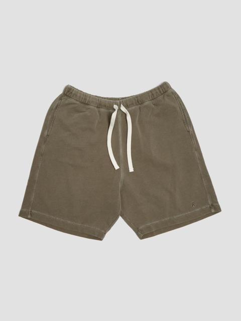Nigel Cabourn Embroidered Arrow Short in USMC Green