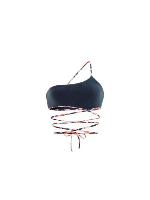 Agua by Agua Bendita Azucena Warana Azul Bikini Top