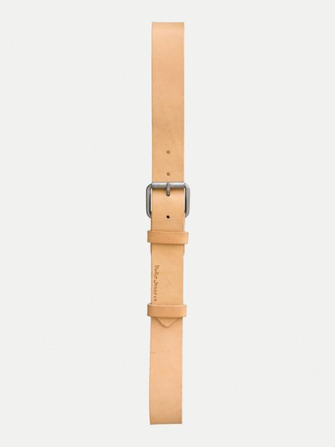 Nudie Jeans Pedersson Leather Belt Natural