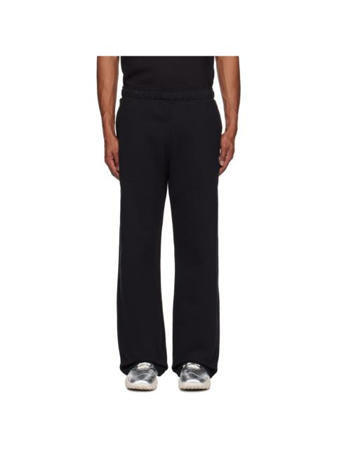 Marine Serre Black Moon Logo Fleece Sweatpants