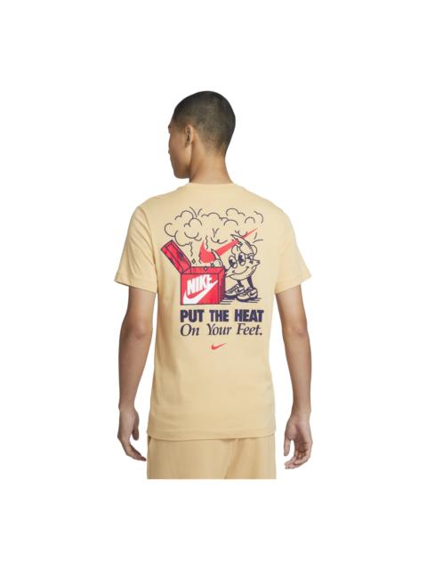 Nike Nike NSW Logo T-Shirt Asia Sizing 'Beige' FV3755-252