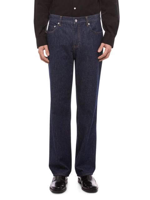 Helmut Lang Men's Mid-Rise Slim-Fit Straight-Leg Jeans - Rinsed Indigo