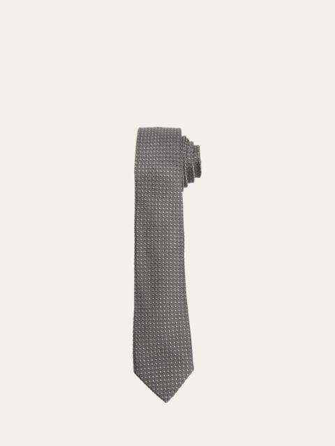 TOM FORD Men's Ink Blue Fall Silk Tie