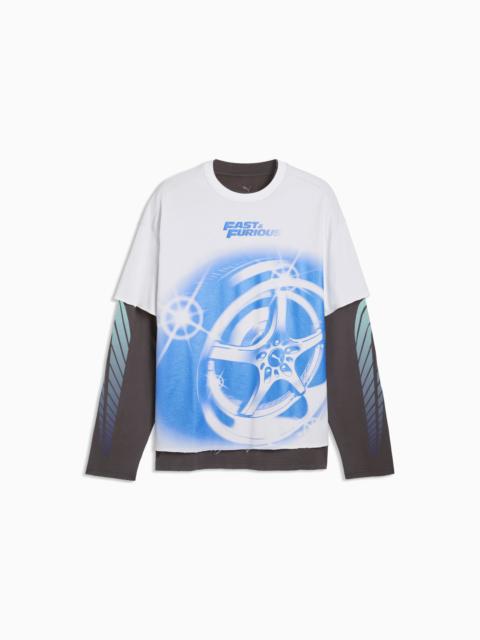 PUMA PUMA x FAST & FURIOUS Men's Long Sleeve Layered Tee