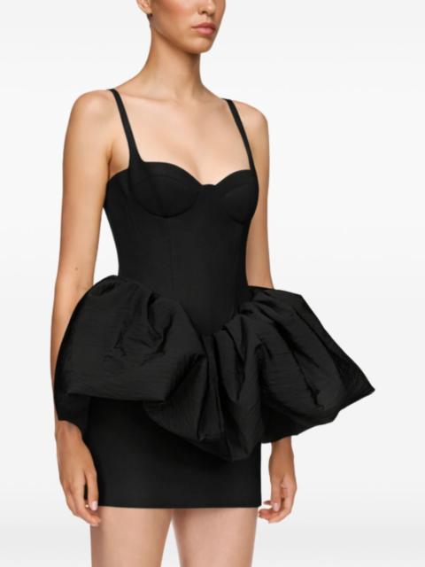David Koma puff skirt-detail mini dress