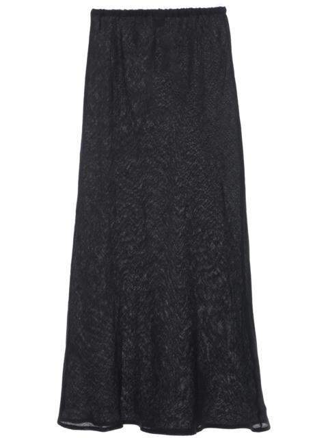 BASERANGE Baserange Semi-sheer Linen Maxi Skirt