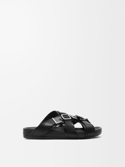 Loewe Type Fussbett sandal in vegetable-tanned calfskin