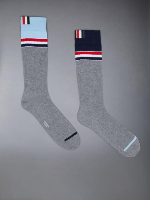Funmix Cotton Stripe Athletic Rib Socks