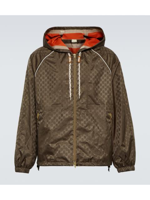 GUCCI GG 직물 zip 재킷