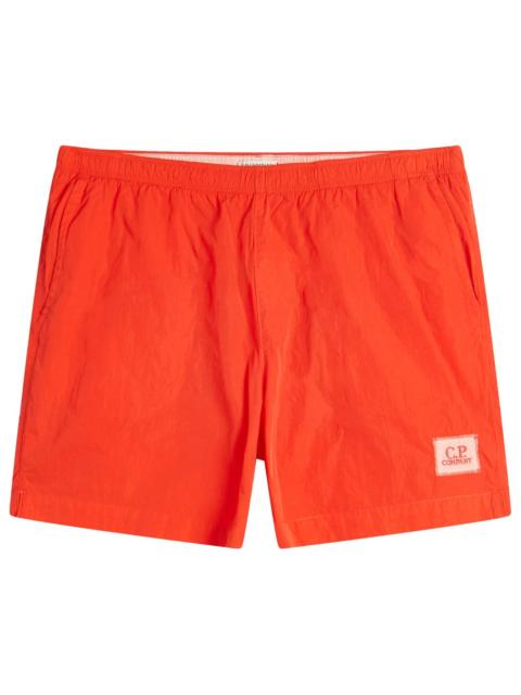 C.P. Company C.P. Company Chrome-E Logo Swim Shorts