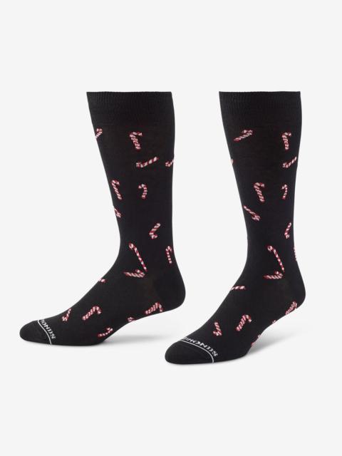 ALLEN EDMONDS Candy Cane Dress Socks