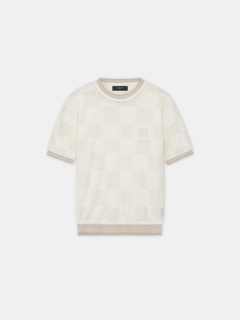 AMIRI MA CHECKERED TEE