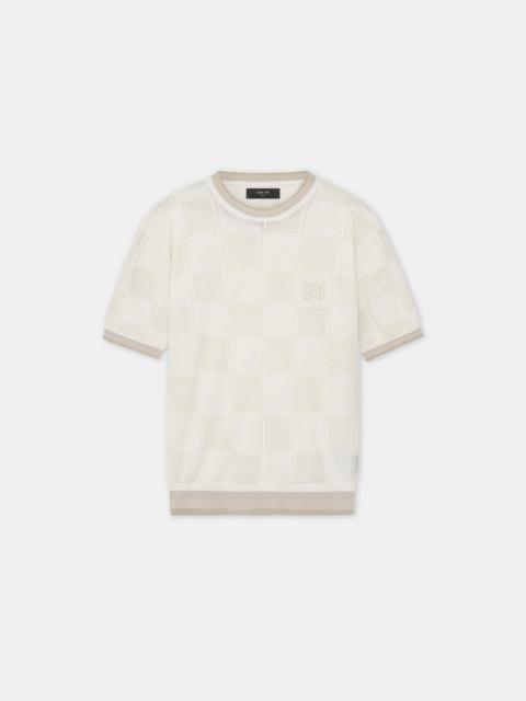 MA CHECKERED TEE